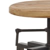 Industrial Turner Stool Light Wood