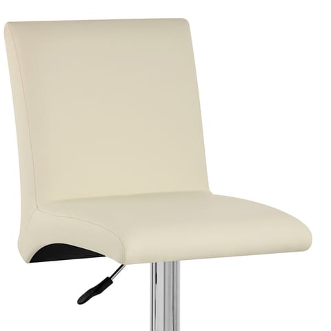 Deluxe High Back Stool Cream