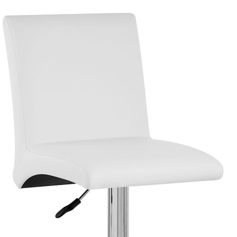 Deluxe High Back Stool White