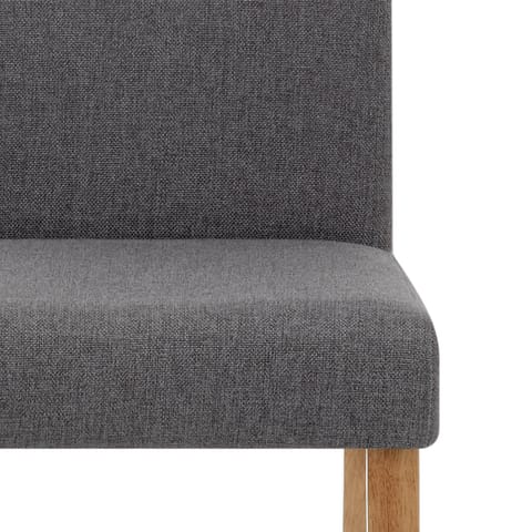 Columbus Oak Dining Chair Charcoal