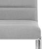 Taurus Dining Chair Light Grey Fabric