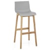 High Drift Oak & Grey Bar Stool