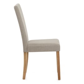 Columbus Oak Dining Chair Tweed