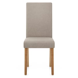 Columbus Oak Dining Chair Tweed