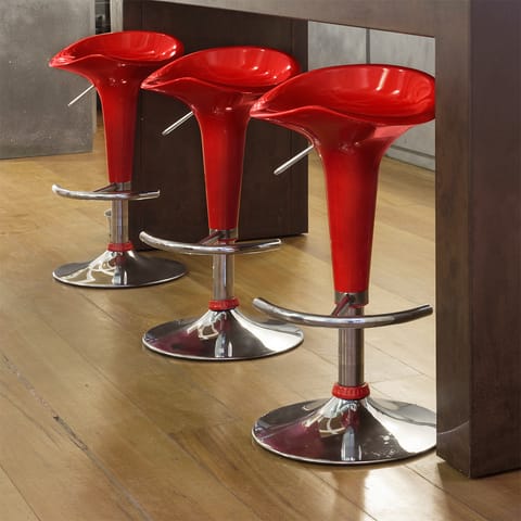 Gloss Coco Bar Stool Red