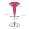 Gloss Coco Bar Stool Pink