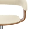 Orlando Bar Stool Cream & Walnut