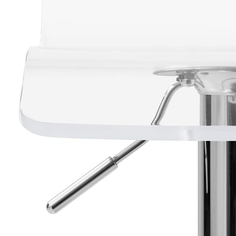 Shimmer Translucent Stool Clear