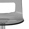 Stardust Brushed Steel Stool Smoked