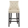 Ascot Bar Stool Cream Leather