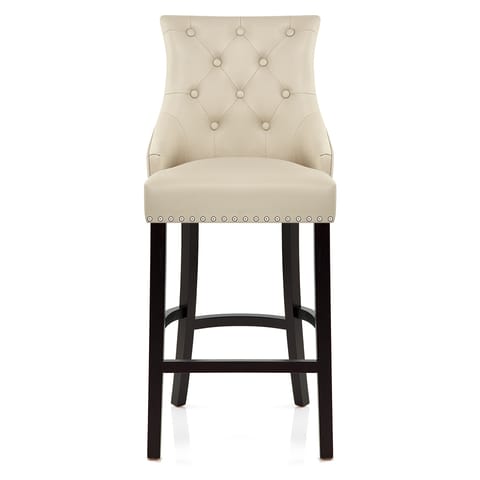 Ascot Bar Stool Cream Leather
