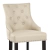 Ascot Bar Stool Cream Leather