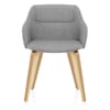 Harley Dining Chair Light Grey Fabric