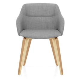 Harley Dining Chair Light Grey Fabric