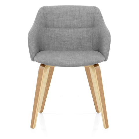 Harley Dining Chair Light Grey Fabric