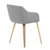 Harley Dining Chair Light Grey Fabric