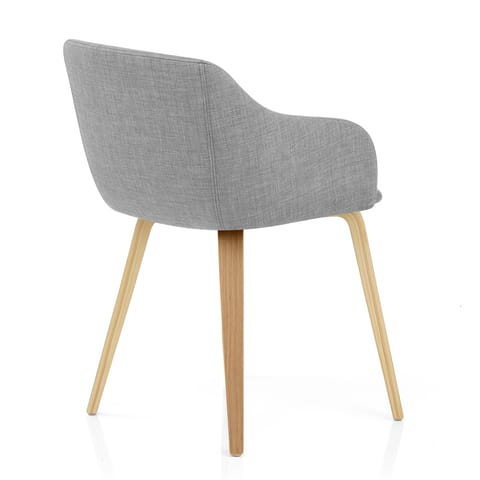 Harley Dining Chair Light Grey Fabric