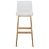 Wave Bar Stool White
