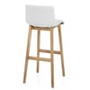 Wave Bar Stool White