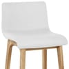 Wave Bar Stool White