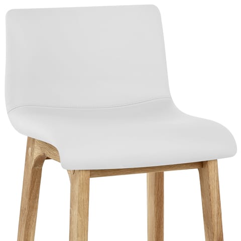 Wave Bar Stool White