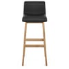 Wave Bar Stool Black