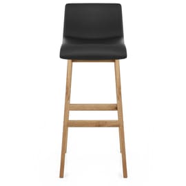 Wave Bar Stool Black