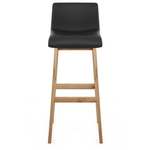 Wave Bar Stool Black