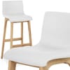 Wave Bar Stool White