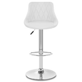 Stitch Bar Stool White