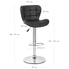 Houston Bar Stool Black