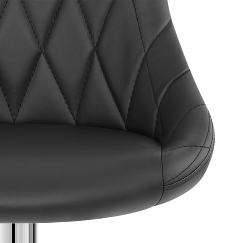 Stitch Bar Stool Black