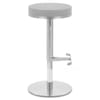 Oracle Brushed Steel Stool Grey