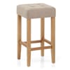 Oliver Oak Stool Tweed Fabric