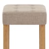 Oliver Oak Stool Tweed Fabric