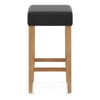 Oliver Oak Bar Stool Black
