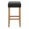 Oliver Oak Bar Stool Black