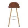Sole Wooden Stool Antique Brown