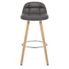 Sole Wooden Stool Grey
