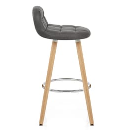 Sole Wooden Stool Grey