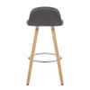 Sole Wooden Stool Grey