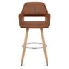 Kite Wooden Stool Antique Brown