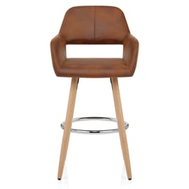 Kite Wooden Stool Antique Brown