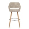 Kite Wooden Stool Antique Cream