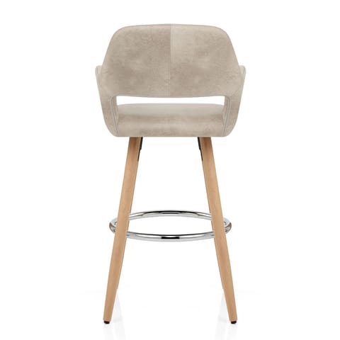 Kite Wooden Stool Antique Cream