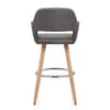 Kite Wooden Stool Grey