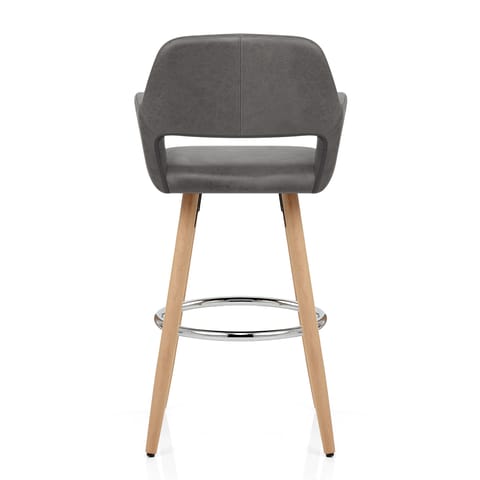 Kite Wooden Stool Grey