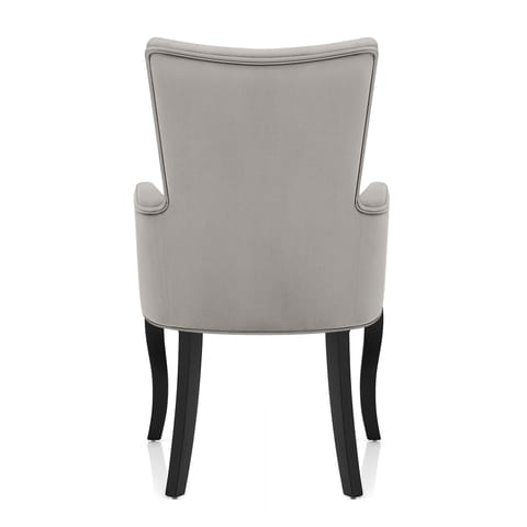 Fleur Chair Grey Velvet