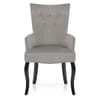 Fleur Chair Grey Velvet