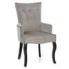 Fleur Chair Grey Velvet
